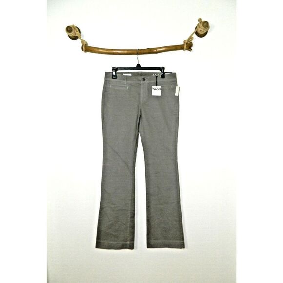 Gap Pants Khakis Denim Washed Women's Size 2 Green‎ Slim Boot Low Rise - Picture 6 of 10